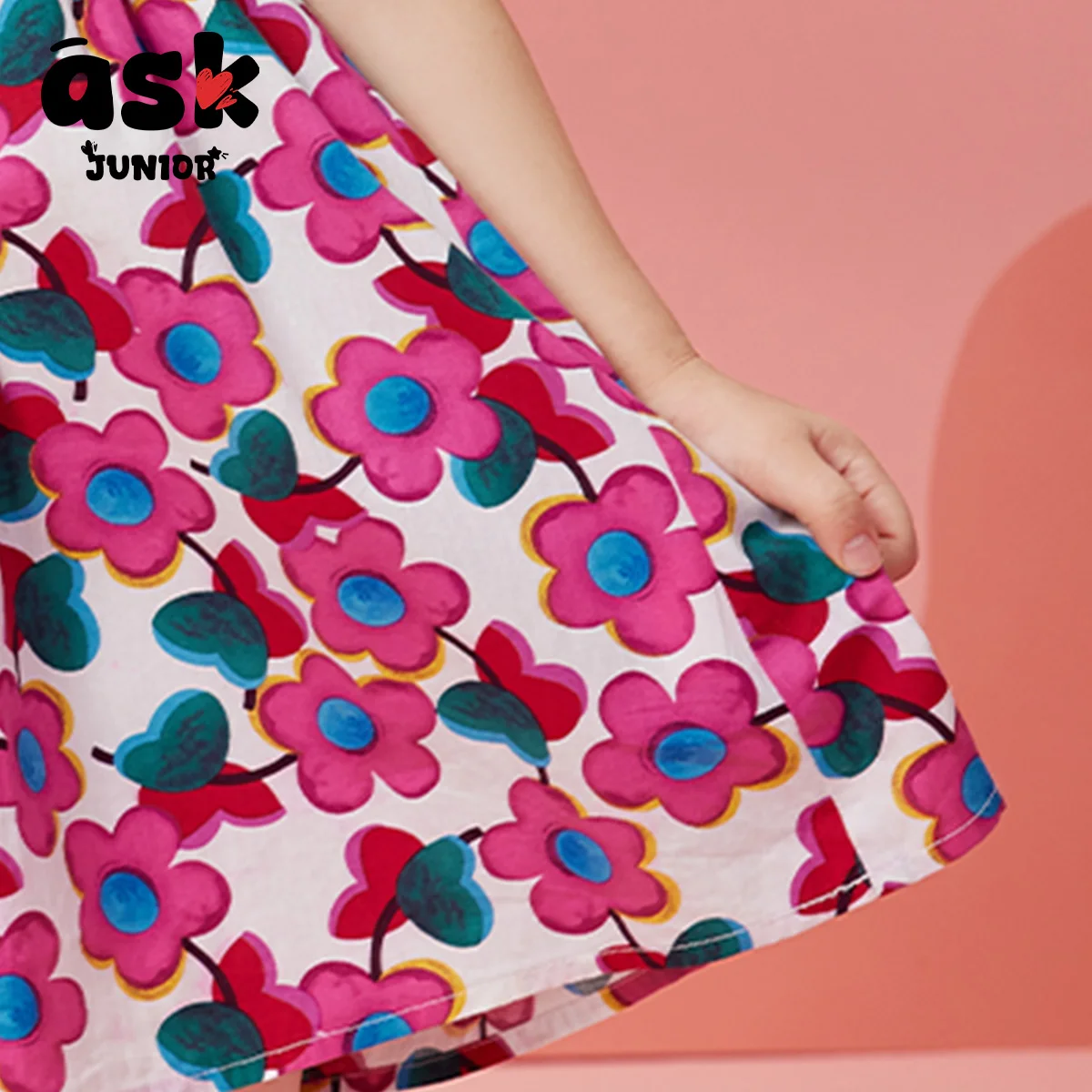 فستان طويل للفتيات الصغيرات لقضاء العطلات على الشاطئ وأكمام فقاعية للرياح #6