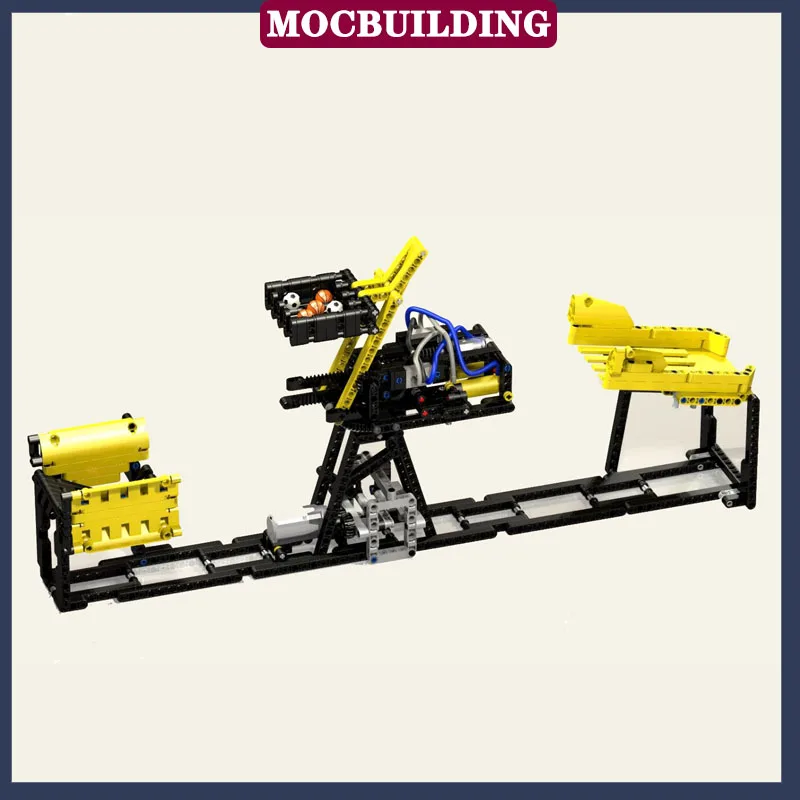 Pneumatic Module GBC Series Motor MOC Building Blocks Screw Tilted Rotors Technology Bricks Puzzle Collection Children's Toys