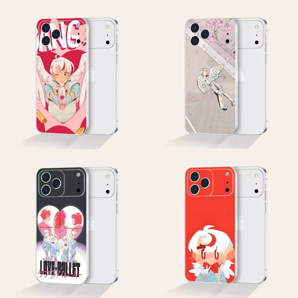 

Love Bullet Kanna For iPhone 17,16,15,14,13,12,11 Pro,Max,Plus,X,XS,XR,SE4,E Mini Transparent Soft Protective Shell