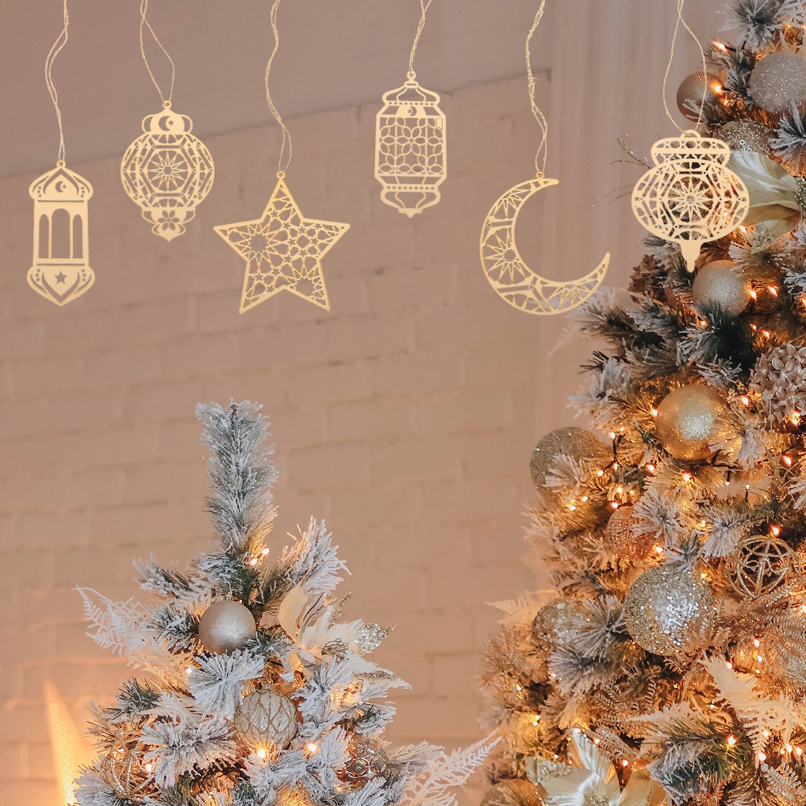 ชุดงานฝีมือตกแต่งบ้าน 11 ชิ้น ทำจากไม้ ตัดแต่งเองได้ ไม่เคลือบสี สำหรับงานปาร์ตี้วันหยุด ทำจี้แขวนประดับ