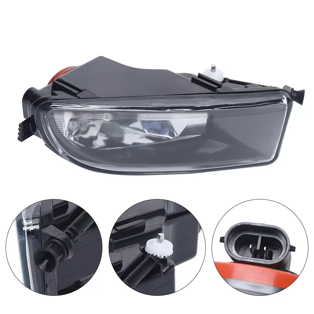 

Pair Front Bumper Fog Lights Lamps For VW Beetle 2012 2013 2014 2015 2016 & Bulb