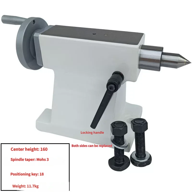 CNC Tailstock Indexing Head 110/125/135/145/160MM Rotary a Axis 4th Axis for CNC Router Engraver Mill Tail Top Accessory
