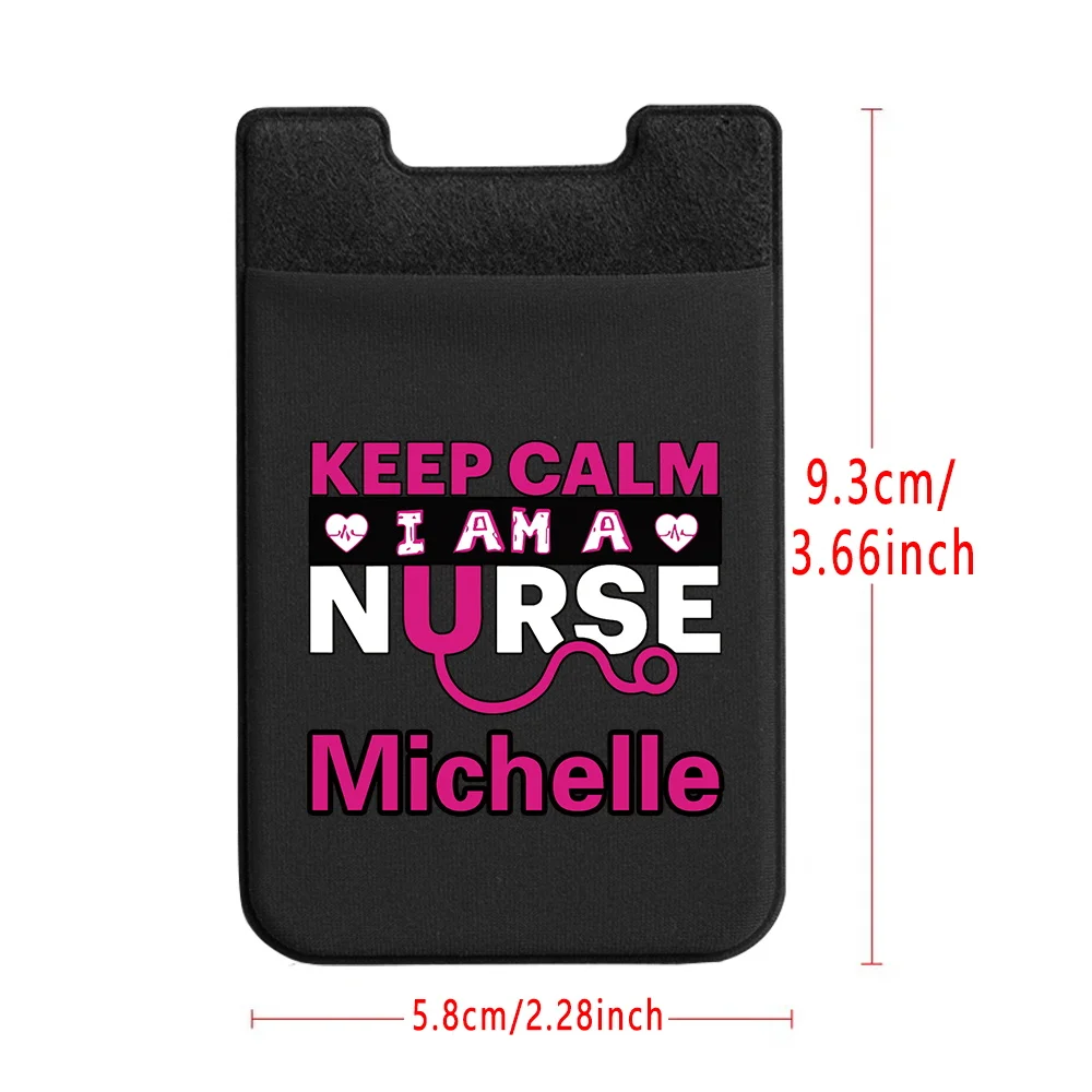 Personalized Customized Mobile Phone Business Card Holder Wallet Men and Women Ultra-thin Credit Card Business Card Holder