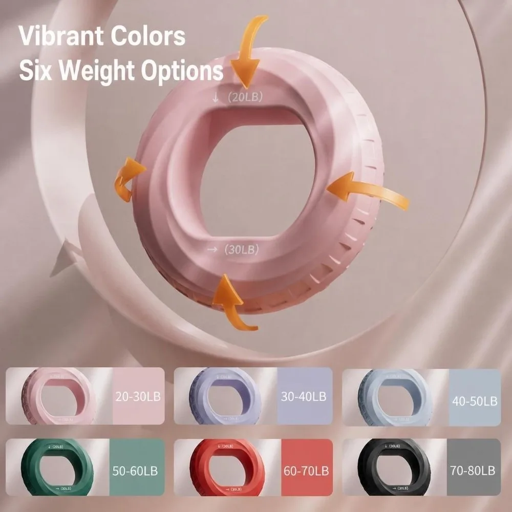 Portable Silicone Material Grip Ring Flexible Texture Dual Resistance Hand Gripper Ergonomic Shape Hand Exerciser Training