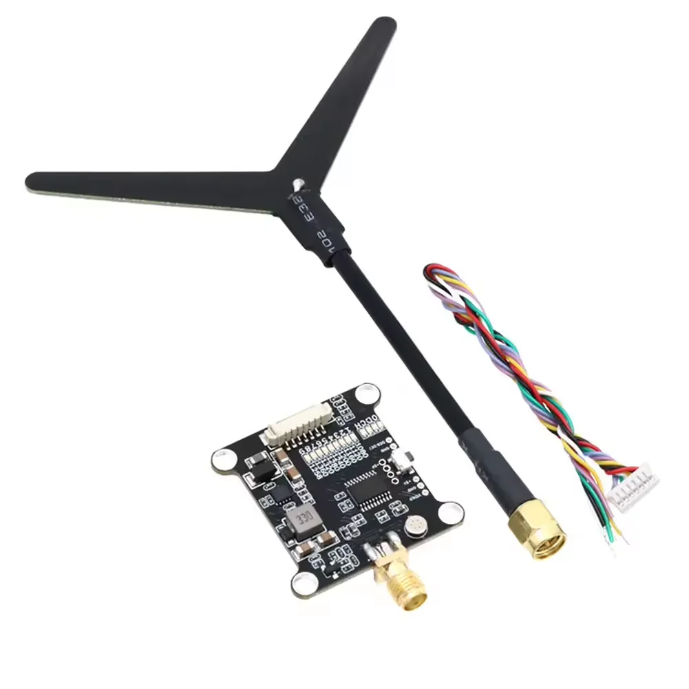 

FPV 1.2G 1.6W VTX High Power Wireless Analog Remote Transmitter 9CH Receiver Audio Video Transmission FPV Remote Control Drone