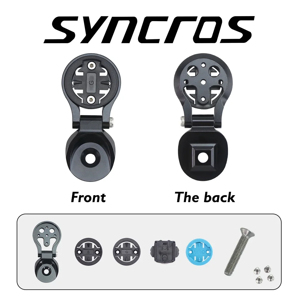 Syncros Custom 60 Degree Swivel Mountain Bike Integrated Handlebars Computer Bicycle Mount Accessories Cycing Stopwatch Garmin