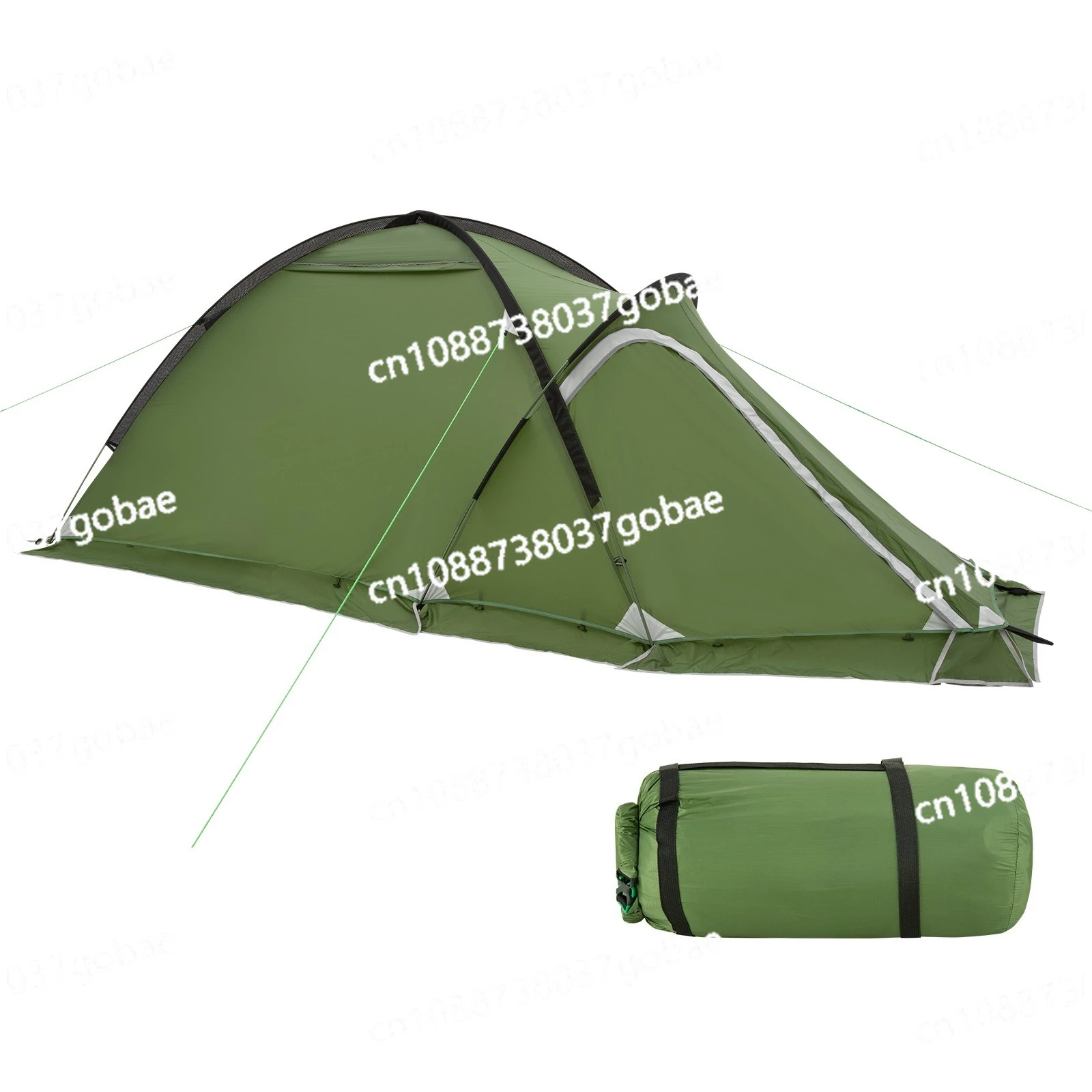 

Double Light Mountaineering Tent Wild Survival Winter Camping Nylon Rainproof Double Layer Outdoor Tent