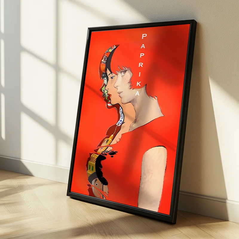 Classical Neo-futurism Japanese Anime P-Paprika K-Kon Satoshi Anime Wall Art Decor Poster Home Living Room Bar Garage Cafes