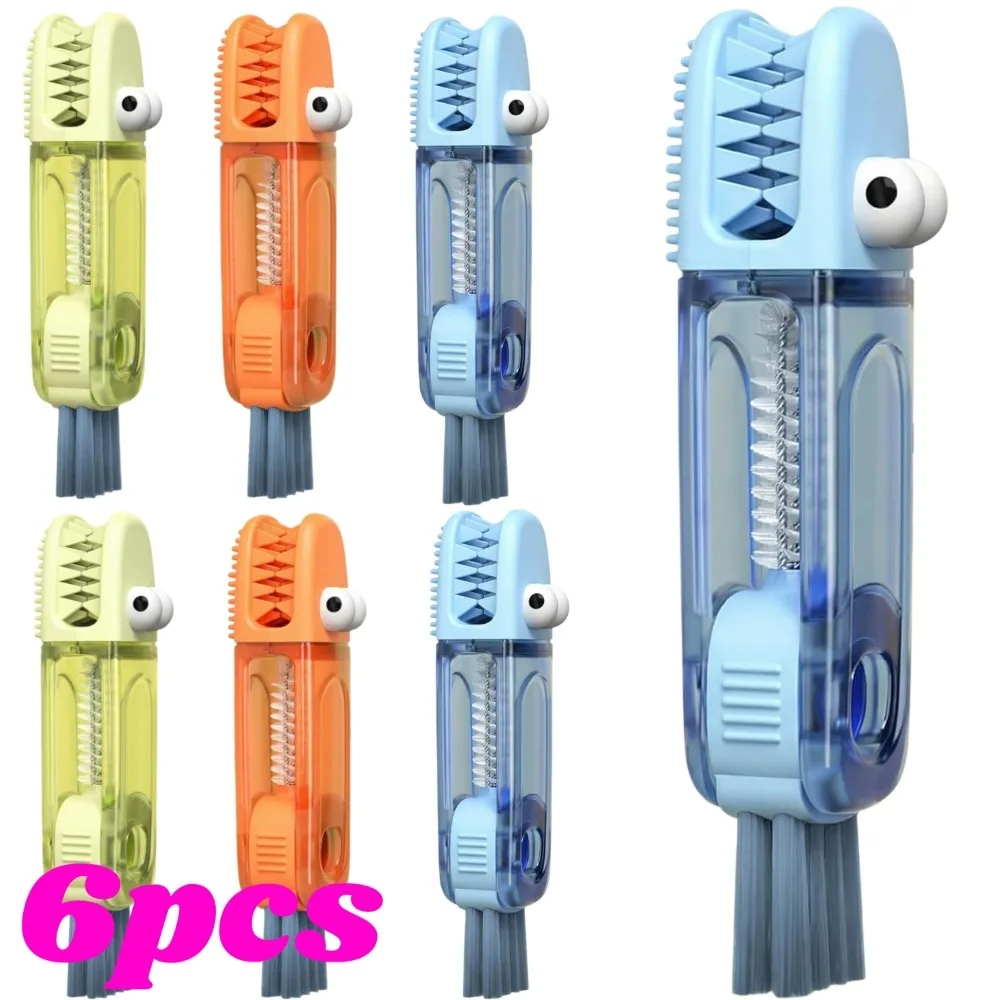

6pcs gap cleaning brush set, three in one cup brush, reusable, very suitable for kitchen, outdoor or bathroom cleaning