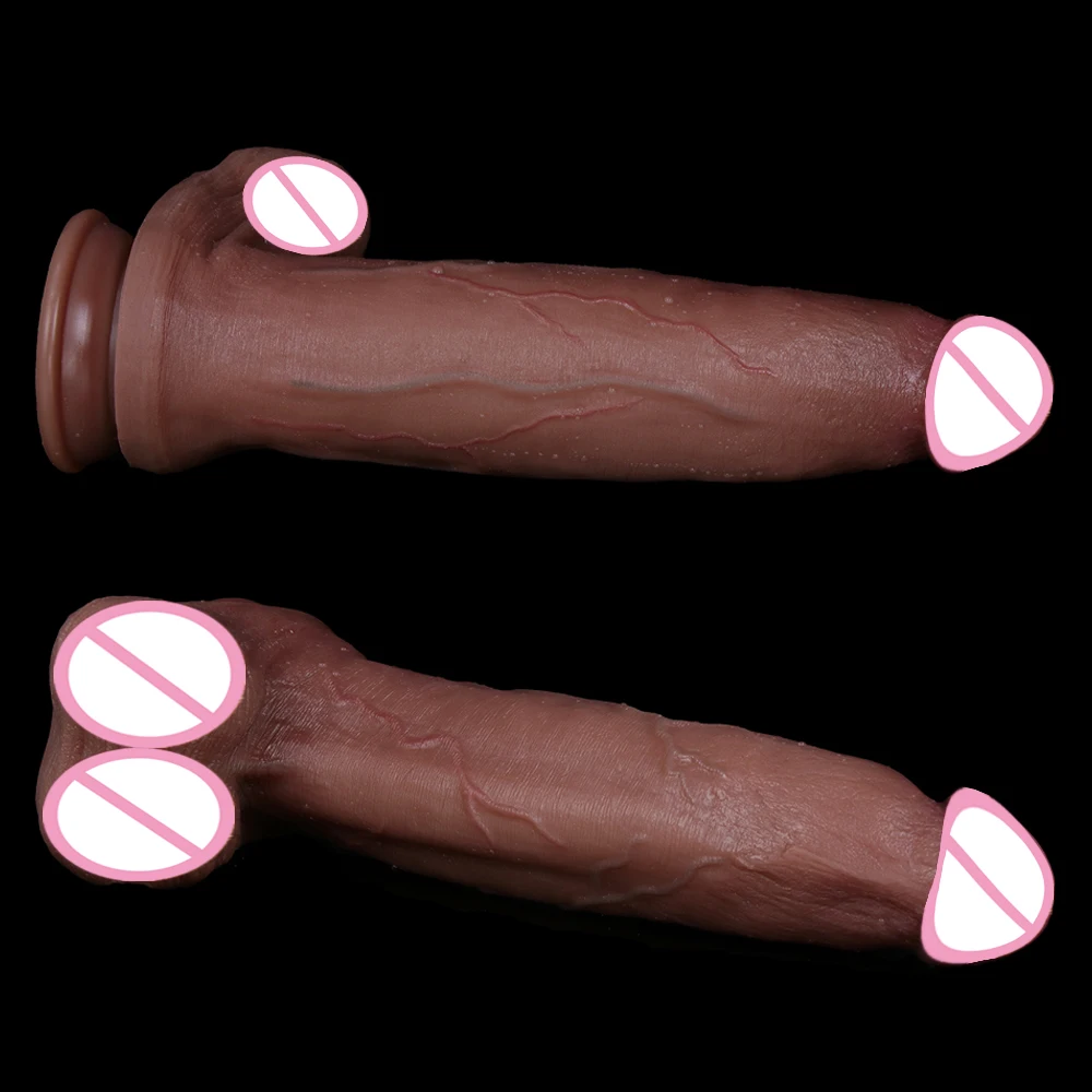 The Largest Silicone Penis Realistic Dildo Big Long Dick Strong Suction Cup Anal Plug For Woman Masturbator Vagina Sex Toys Shop