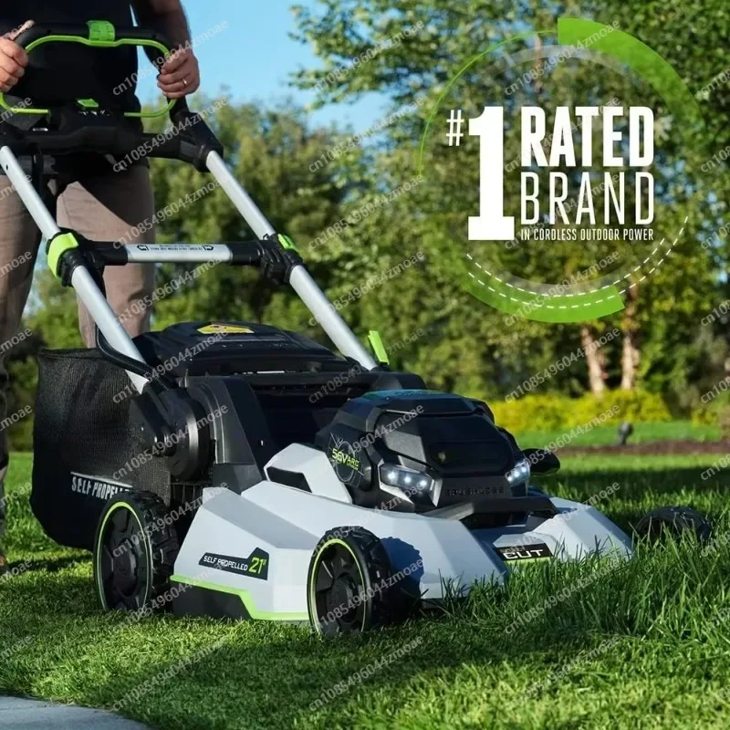 56-Volt 21-Inch Self-Propelled Cordless Lawn Mower with Touch Drive Technology 7.5Ah Battery Rapid Charger Included