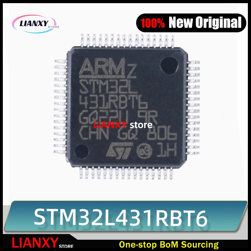 5Pcs Stm32L431Rbt6 Brand New Imported Original Genuine Products, Spot Wholesale Price