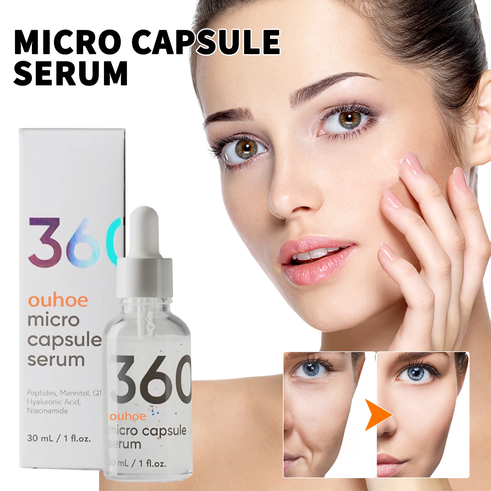 3Pcs Anti-wrinkle Essence Skin Firming Serum Effectively Eliminate Wrinkles.Support Facial Shaping.Collagen Moisturizing Serum