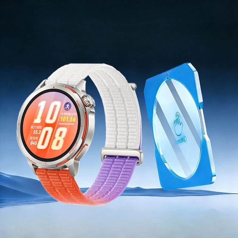 

HD Tempered Glass For Huawei Watch GT Runner 2 Runner2 Screen Protector Protective Glass Film With Locator Installation