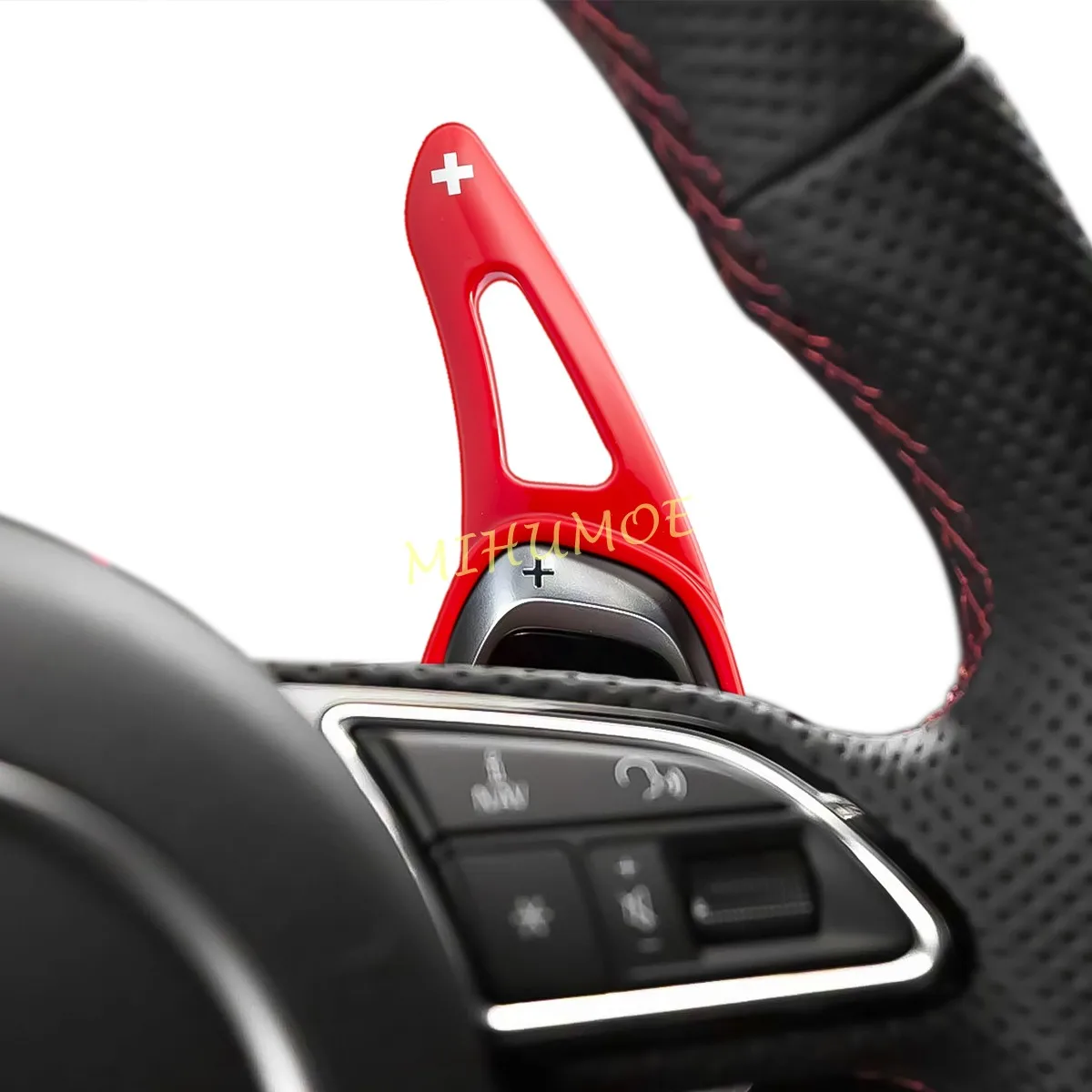 

For 2021-2025 Cupra Ateca Formentor Leon / Audi RS3 RS7 2016 Steering Wheel Shift Paddle Gear Paddles Extension Car Accessories