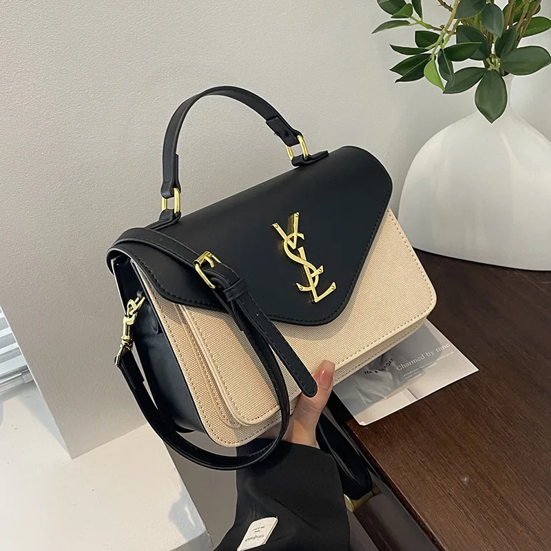 

2025 Fashion Small Square Bag, Light Luxury, High End, Women's Single Shoulder Crossbody Bag, Versatile Commuter Underarm Bag
