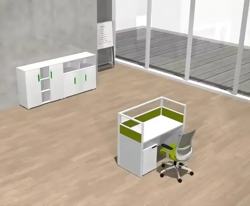 

A System Office Furniture 2 Person Staff Desks Modular Office Workstation Modern Design