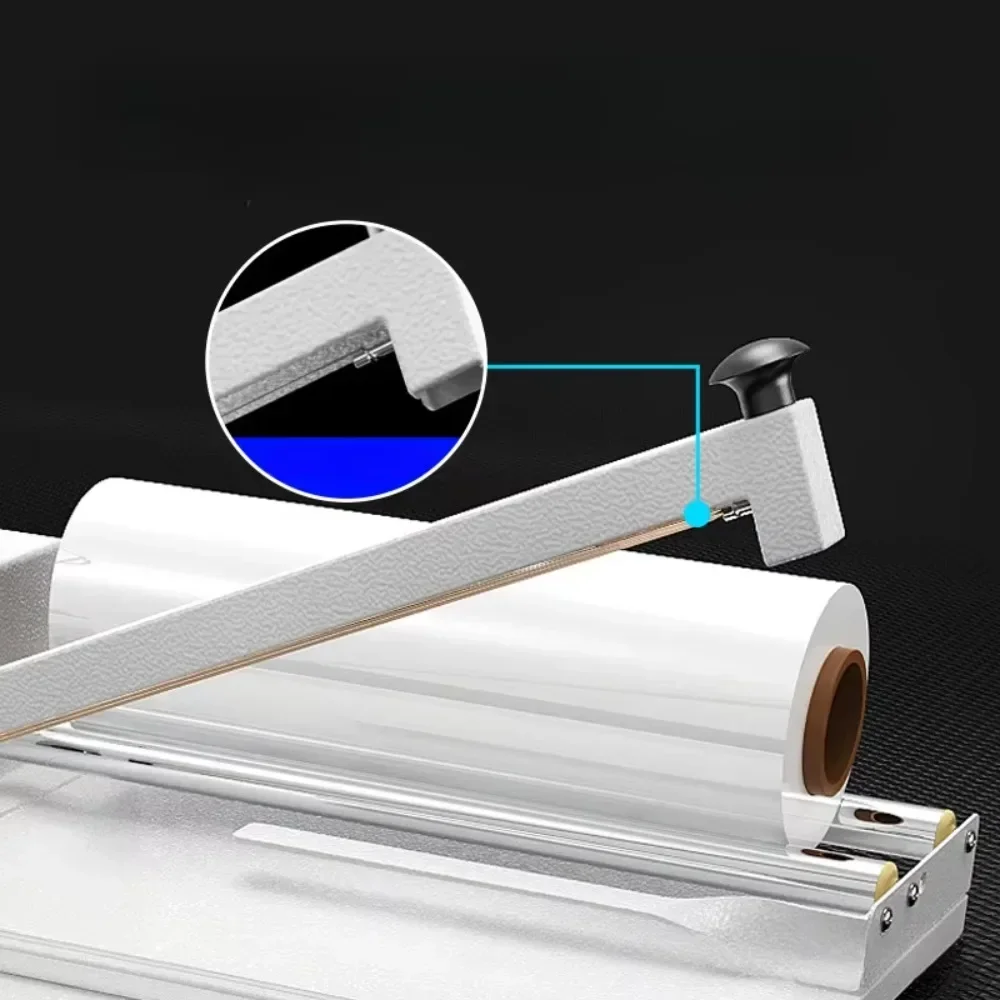2 In1 60 Cm/24 Inch Shrink Wrap Machine Heat Sealer With Adjustable Speed Heat Gun For Sealing And Cutting