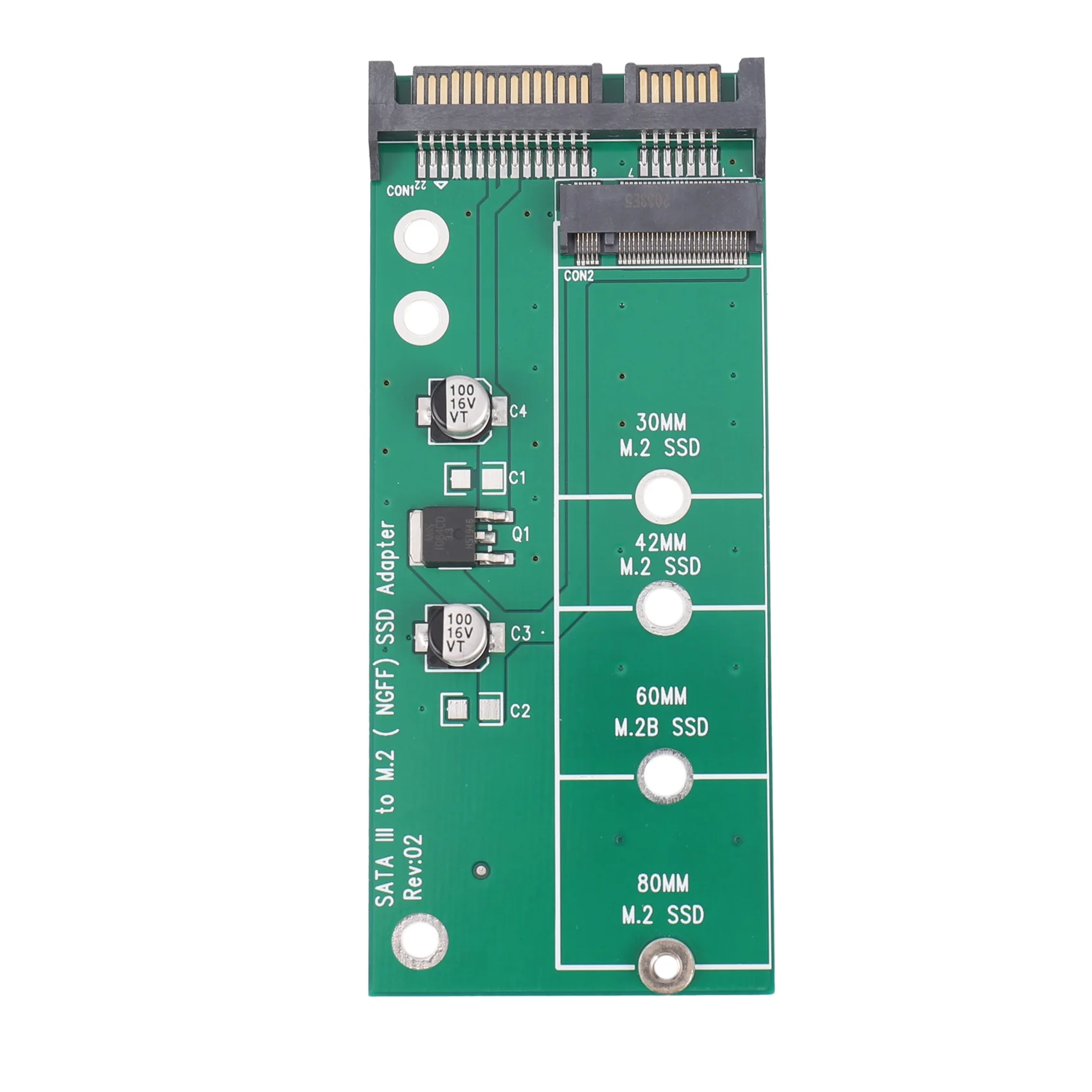 Ngff ( M2 ) Ssd To 2.5 inch Sata Adapter M.2 Ngff Ssd To Sata3 Convert Card For 30/42/60/80Mm M.2 Ssd Hard Drive