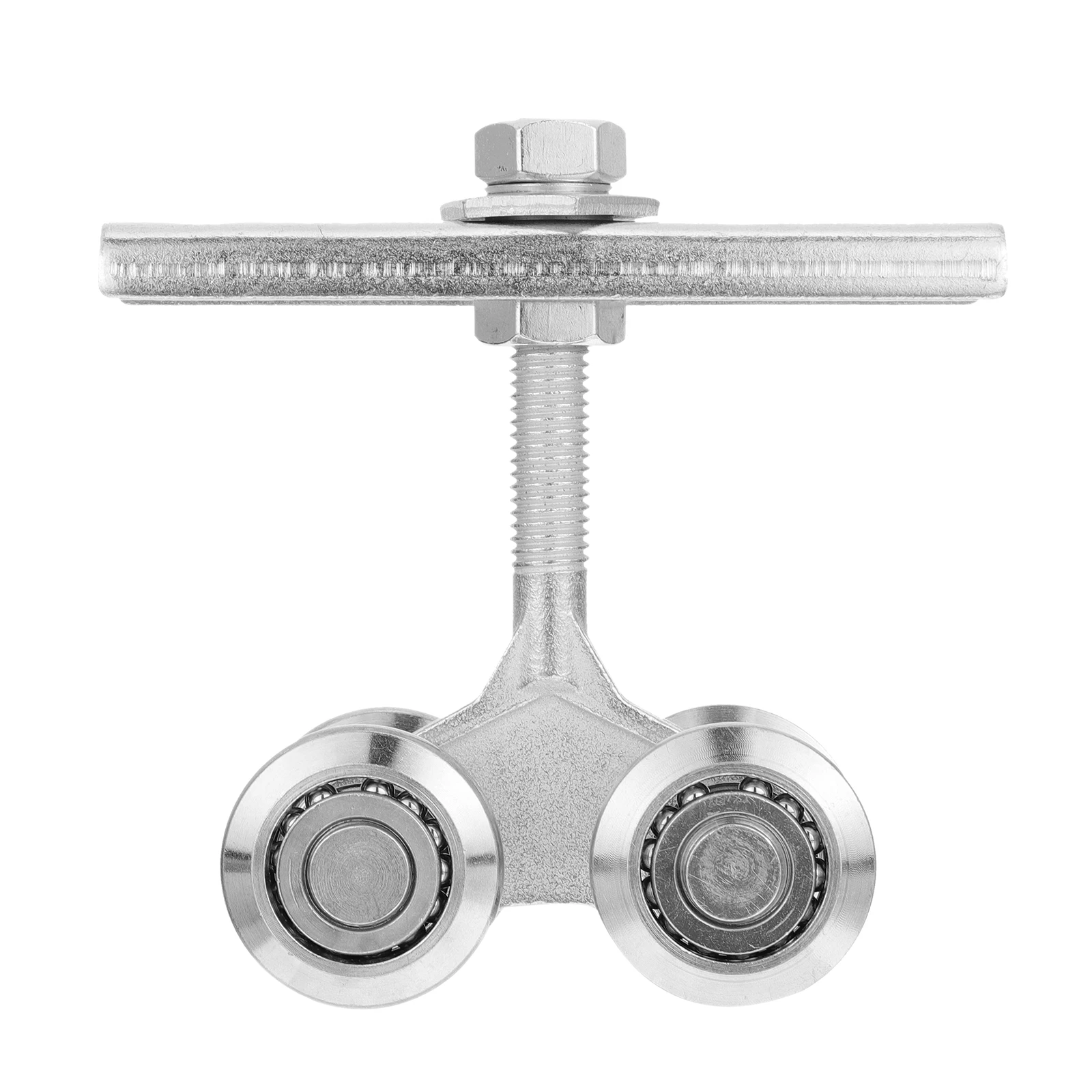 

1pc Industrial Door Crane Wheel 30KG Load Durable Steel Sliding Pulley Wide Diameter Track Roller Trolley Smooth Hardware