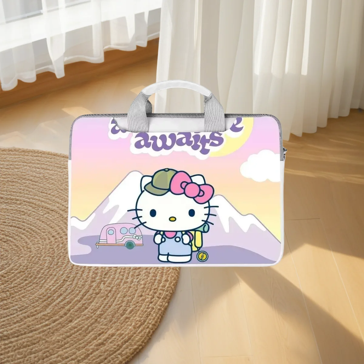 

Мультяшная сумка для ноутбука Hello Kitty Kurome, 12, 13, 14, 15, 16 дюймов, чехол для ноутбука Macbook, сумка для хранения компьютера, праздничный подарок