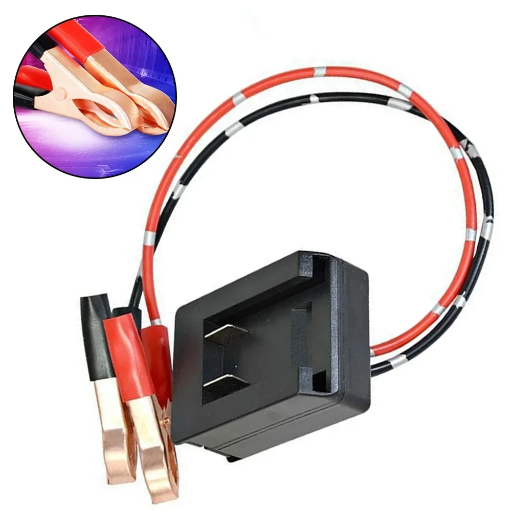 Battery Charger Car Boost Cable Wear-Resistant Anti-Corrosion Easy To Use Black Red For Battery Boosting For Most Cars