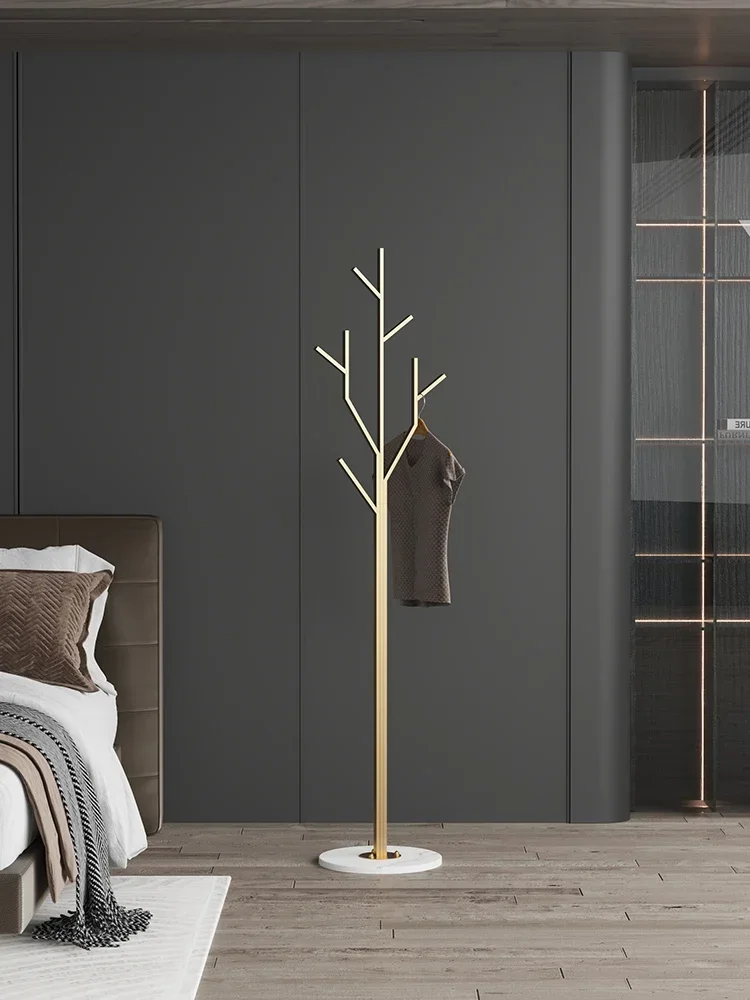 Hanger Hanger Floor Door Bedroom and Household Clothes Hanging Rack Hallway Vertical Coat Rack
