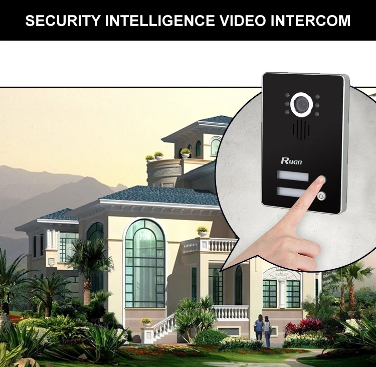 Videoportero vendedor caliente para villa con llamada plana a plana para apartamento