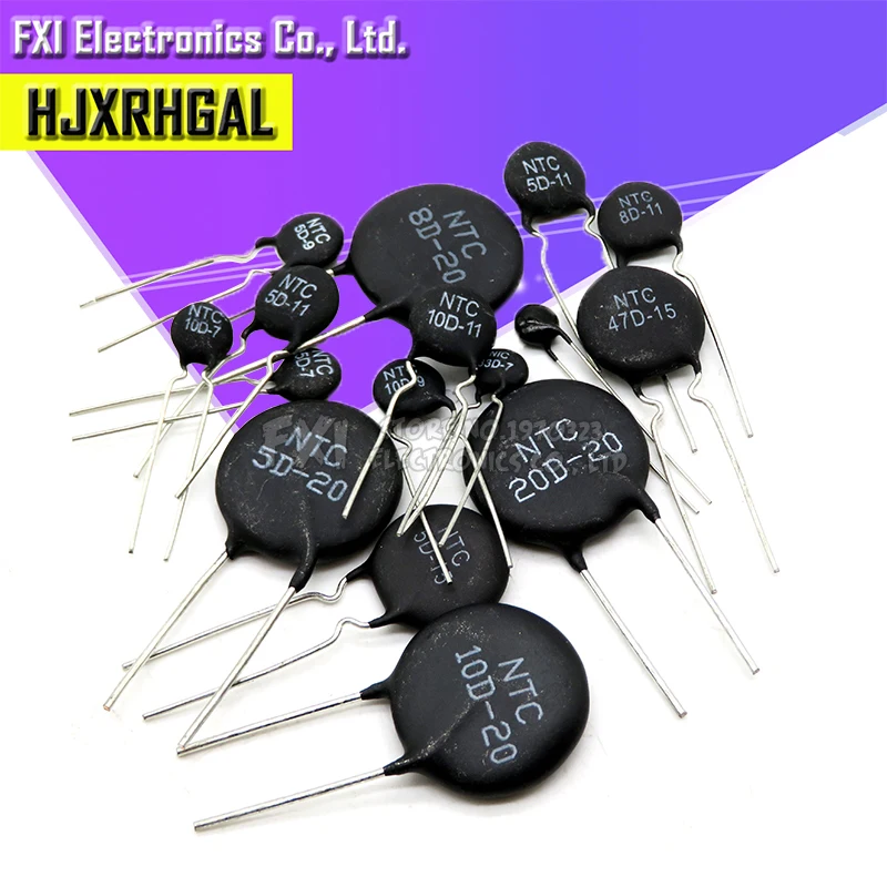 

10pcs Thermal Resistor 5D-11 10D-9 10D-11 47D-15 10D-20 10D-13 8D-11 10D-15 5D-15 10D-7 MF11-103 33D-7 8D-12 20D-20