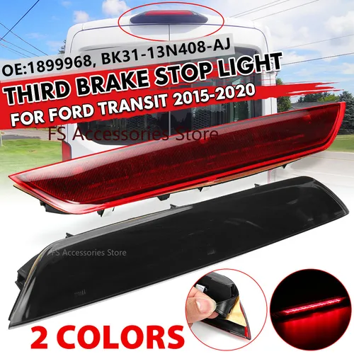 Luz de freno de coche, tercera luz de freno trasero de alto nivel, lámpara de freno LED 3RD para Ford Tourneo 2012-2020 Transit MK8 2015-2020 1899968