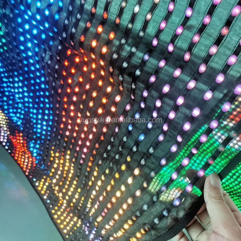 P15/P20/P30 Drone Show Vliegende LED Mesh Display Scherm Opvouwbaar LED Magic Carpet Scherm Drone Show Hologram Vliegende Display