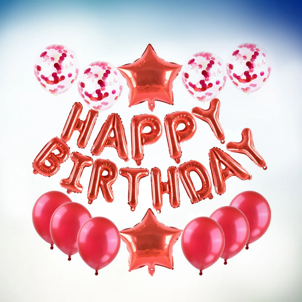 

26 pcs Birthday Decoration Balloons 16 Inch 12 Inch Colorful Sequin Balloon Set For Wedding Party Favors Decor