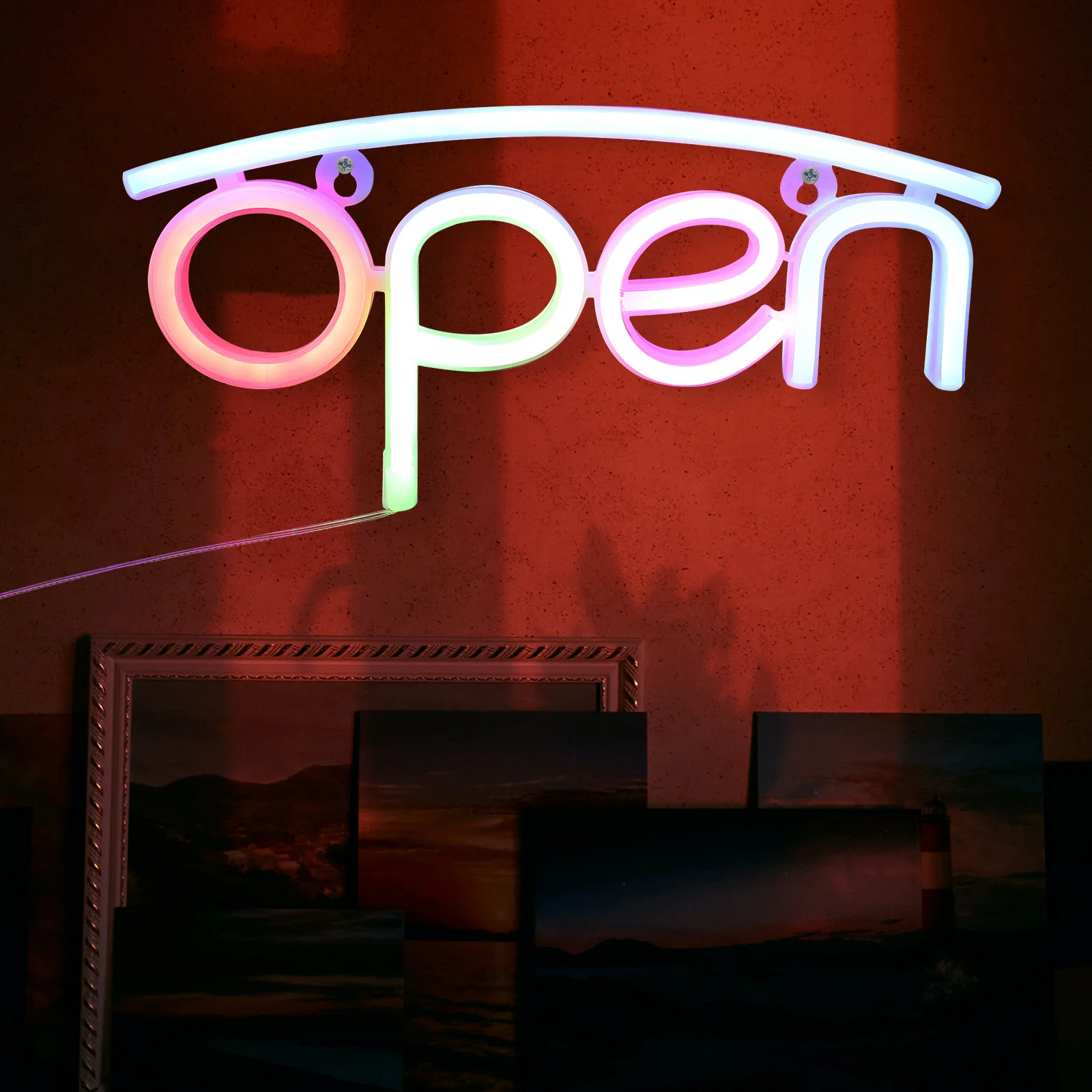 

Светодиодный неоновый открытый знак, неоновая лампа для фестиваля, вечеринки, свадьбы, бара, кафе, декор, светодиодные вывески, украшения комнаты