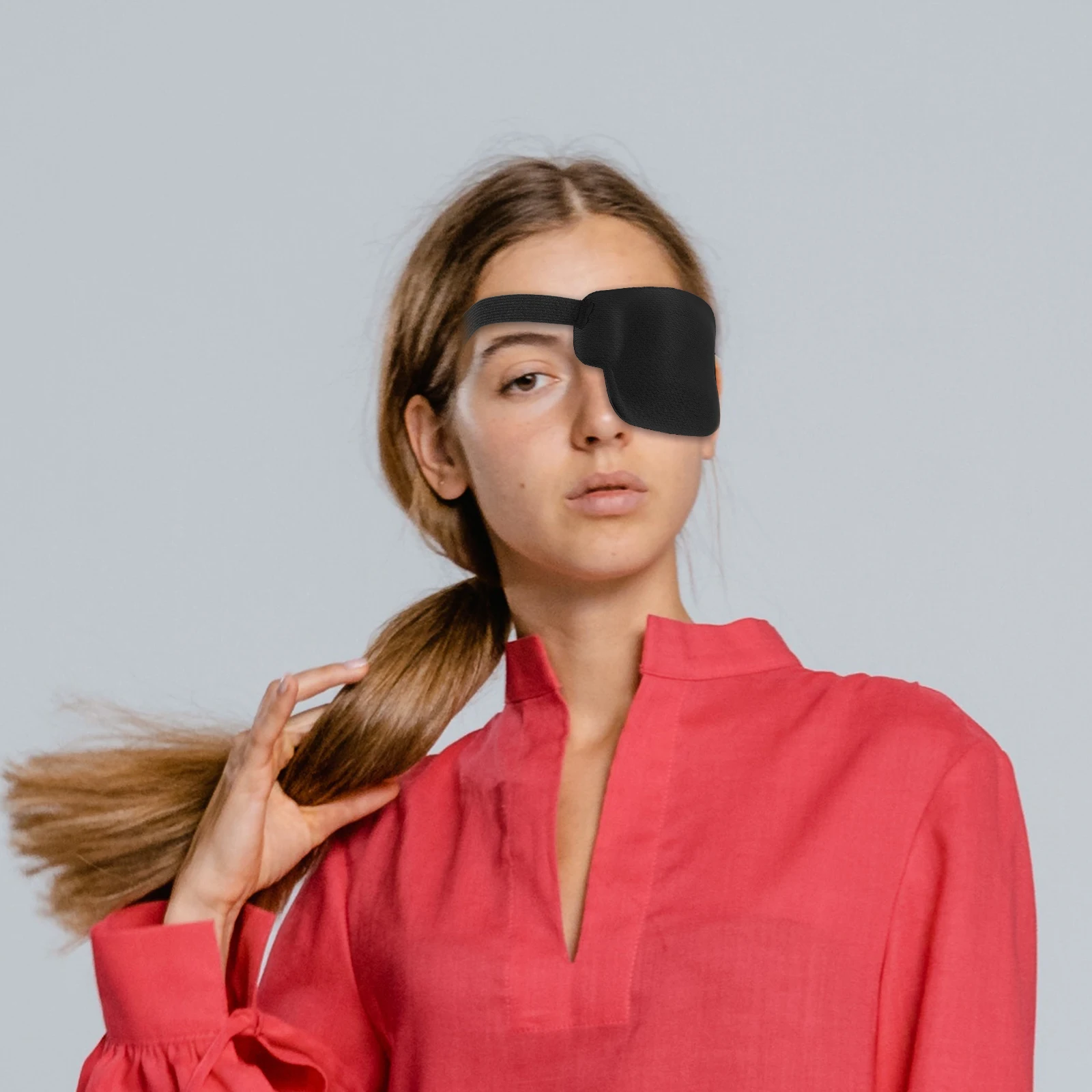 

5pcs Single Covers Amblyopia Correction Patches Skin-Friendly Breathable Lightweight Eye Protection Covers For Adults Lazy