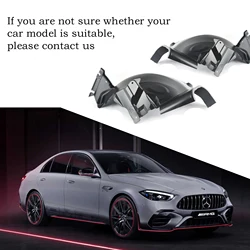 2046900930 A2046901030 BBmart Auto Parts 1Set Left & Right Front Fender Liner For Mercedes Benz FG 204077 C 63 AMG W204 C204