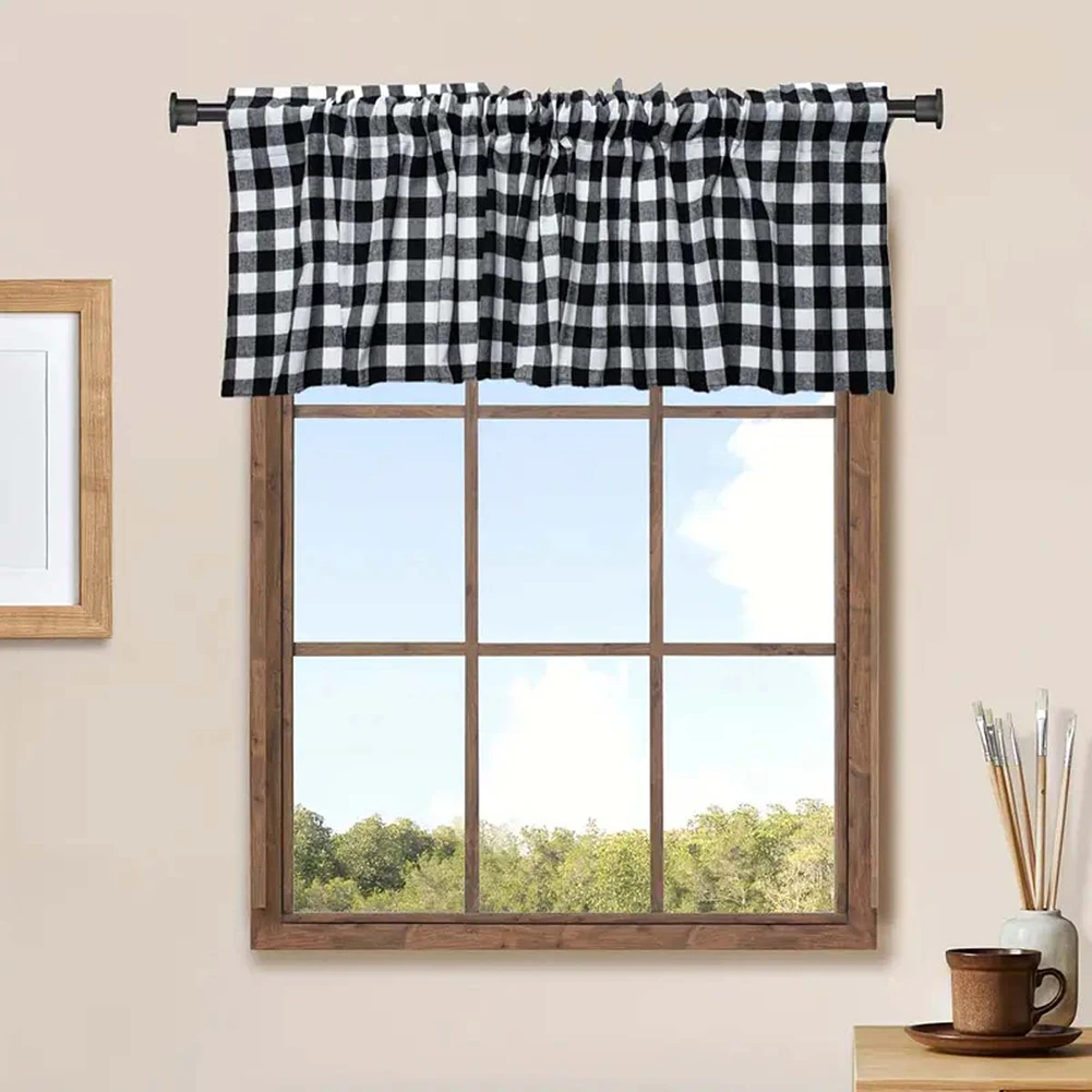 Classic Blackout Curtain Valance Blocks Light Room Bedroom Shading Enhances Kitchen Bathroom Privacy Small Curtains Decor