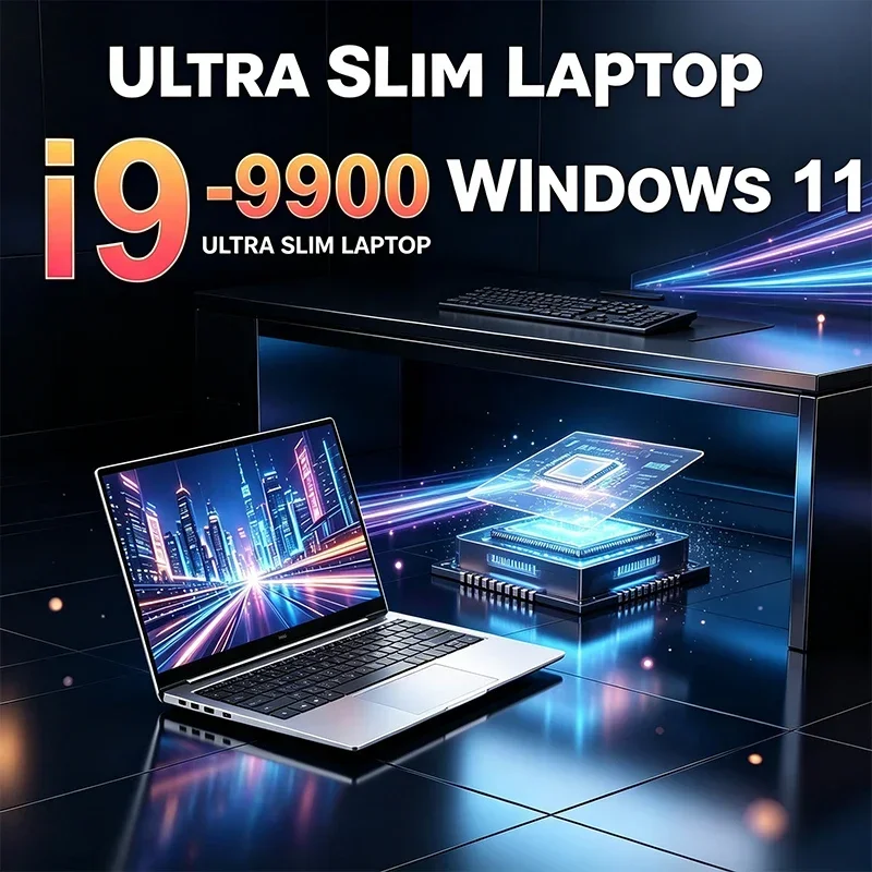 15.6 Inch Full HD IPS Laptop 120Hz Intel Core I9-9900 32GB 2TB SSD Backlit Keyboard Long Battery Life for Gaming