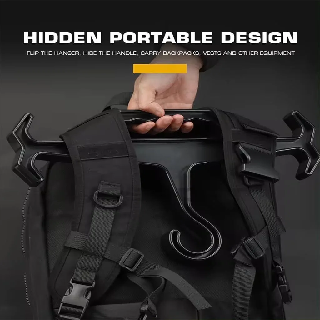 2024 Best Multifunction Tactical Vest Hanger For Body Armor Coat Wetsuit Hanger Ourdoor Hunting Survival Equipment Heavy Duty