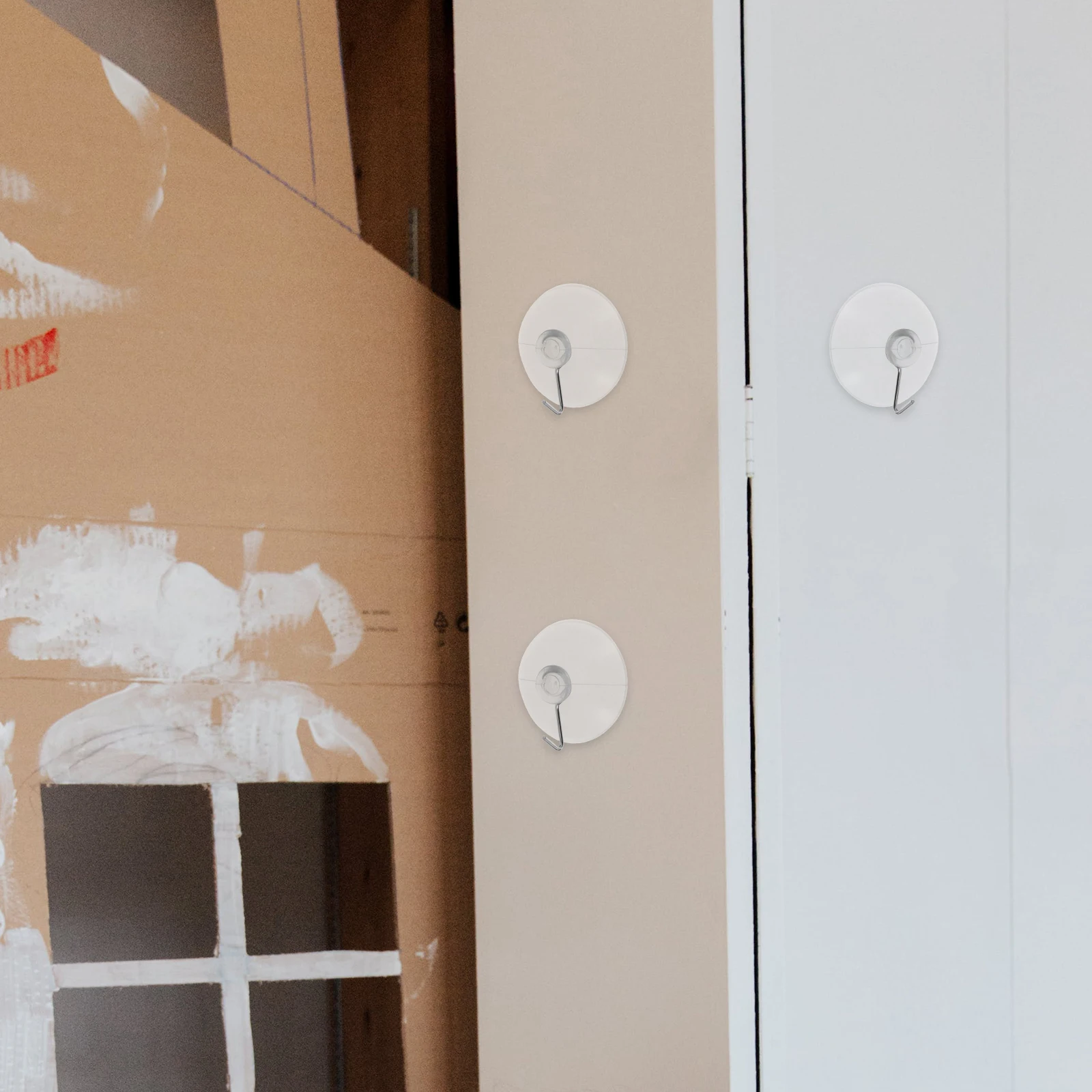 

24pcs Suction Cup Hooks Transparent Pvc Heavy Duty 5Kg Waterproof Wall Mount For Bathroom Kitchen Office Shower Towel Loofah