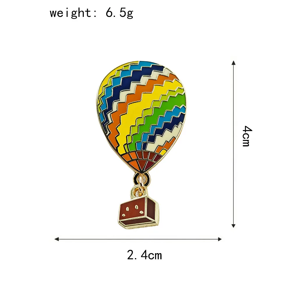 Cartoon Lila Wal Schmetterling Teetasse Young Forever Heißluftballon Brosche Niedliches Anstecknadel-Abzeichen Rucksack Kleidung Deko Geschenk für Fans – Detail 1