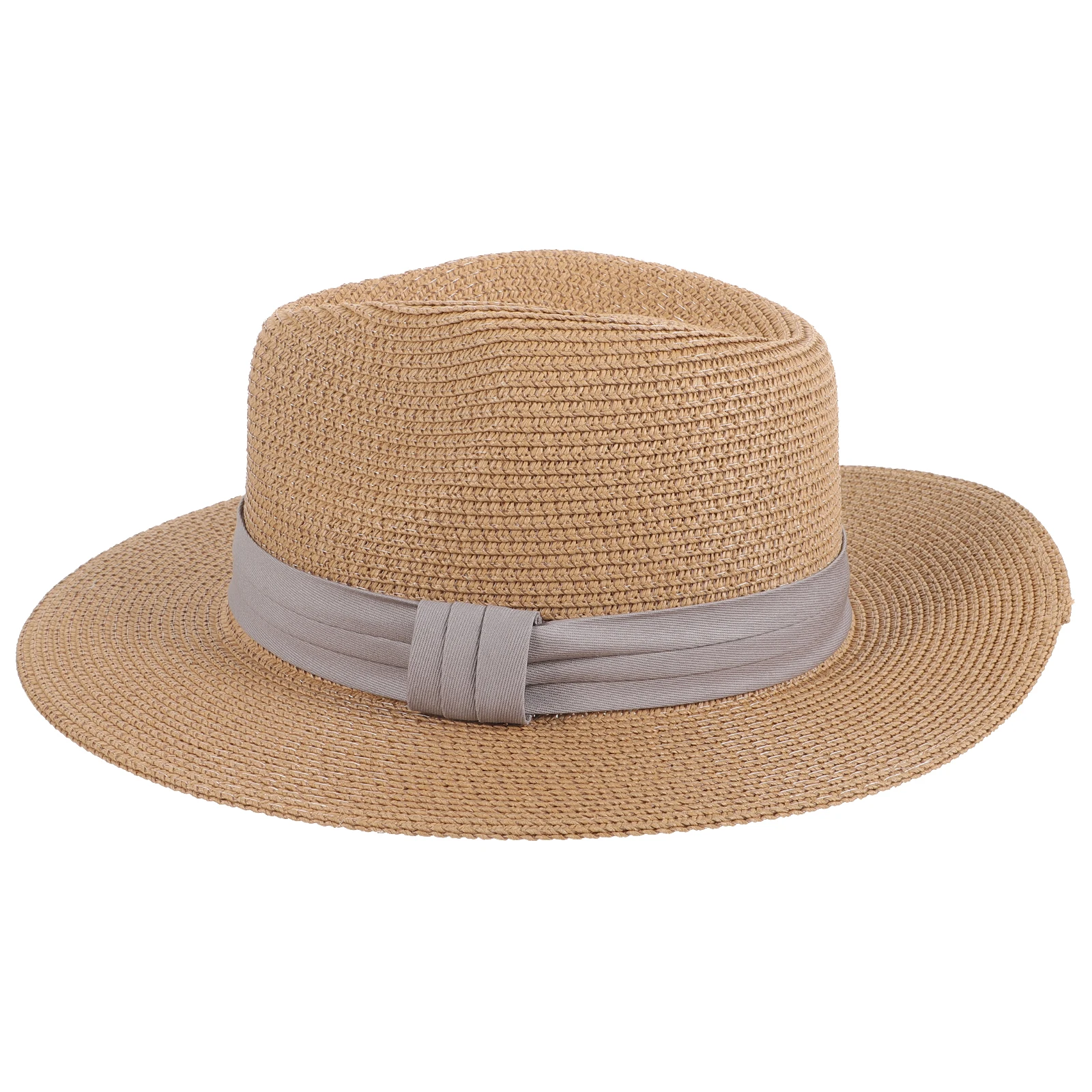 

Sunhat Visor Beige Beach Hats Ribbon Straw Bucket Women for Summer Spf 's & Caps