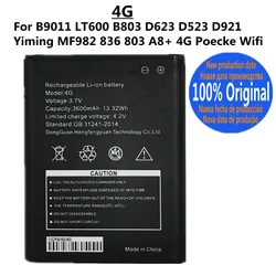 3600mAh 100% Original Battery B9011 For LT600 D921 B803 D623 D523 Yiming MF836 4G Poecke Wifi Router Bateria Battery In Stock