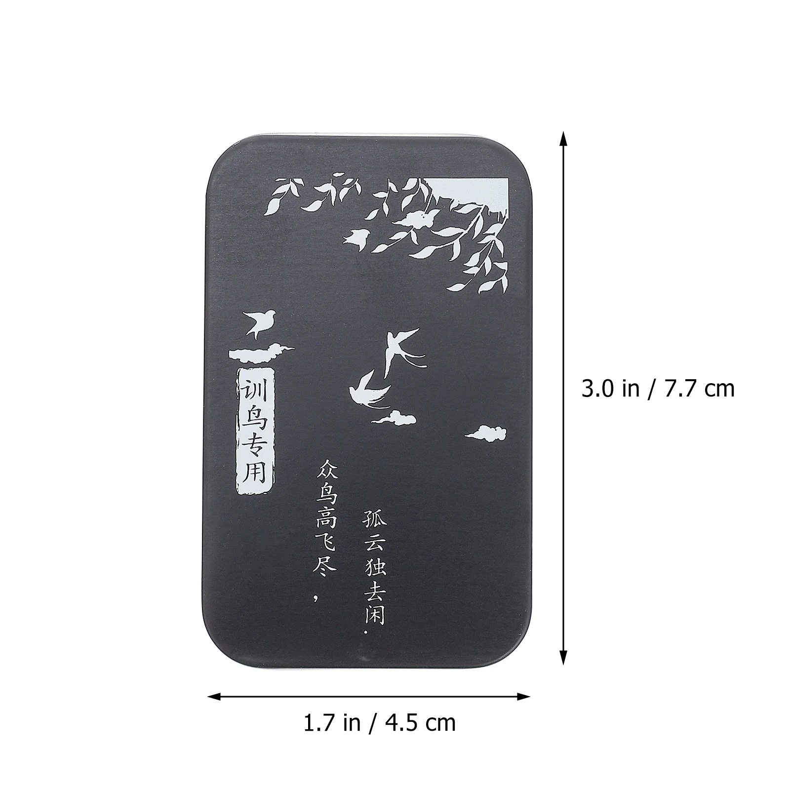 

2pcs Bird Training Feeder Parrot Food Container Tinplate Box Portable Small Bird Feeding Box For Nuts Fruits Treats Lightweight