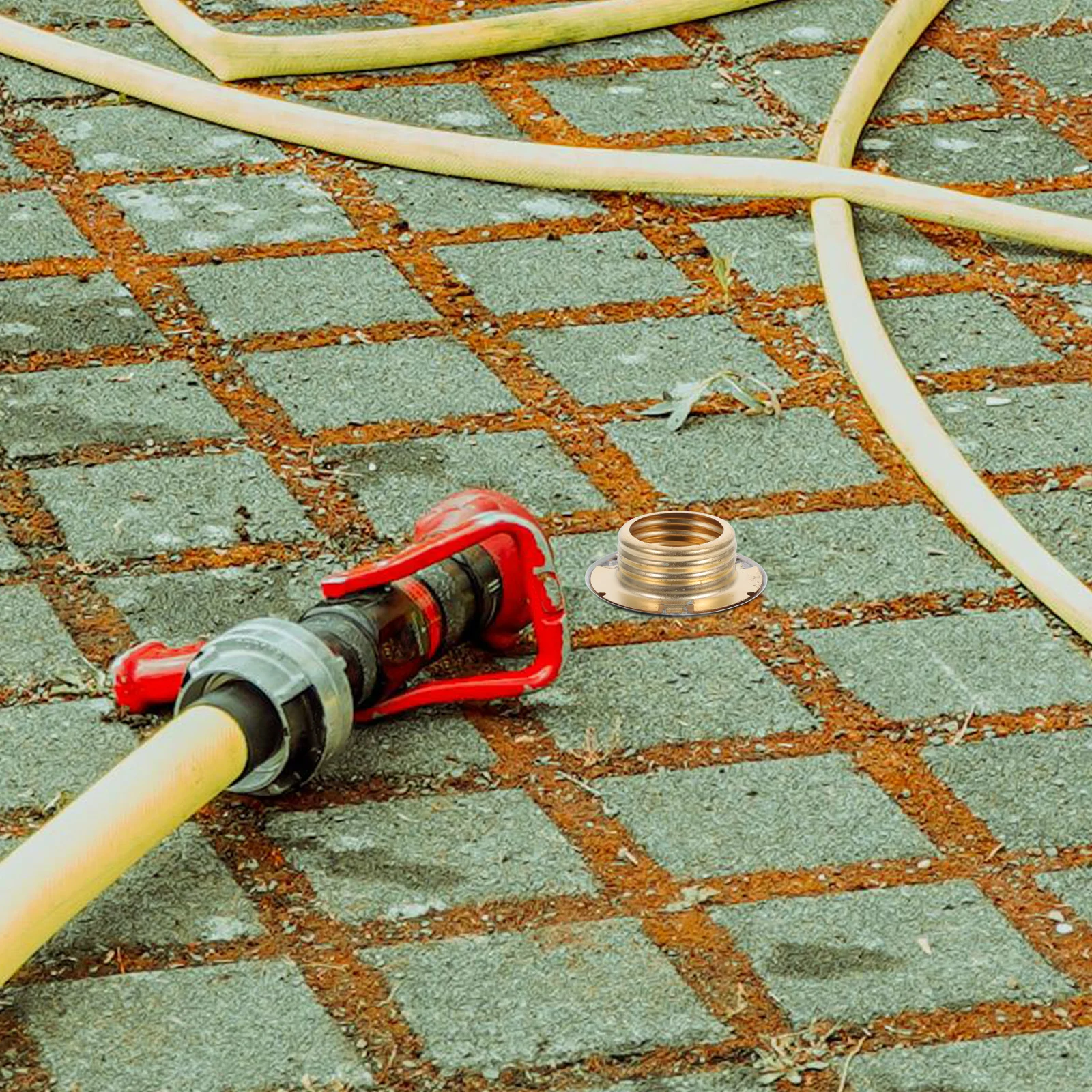 Feuer-Sprinkler-Düsenabdeckung, Kupfer, dekorative Rosettenplatte für Decke, Wohn, Gewerbe, Industrie, Sicherheit