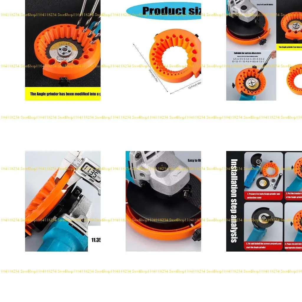 

P9FB Drill Grinder Attachment Drill Sharpener for Grinder Multifunction Angles Old Bit Machine Power Bit Grinding Tool