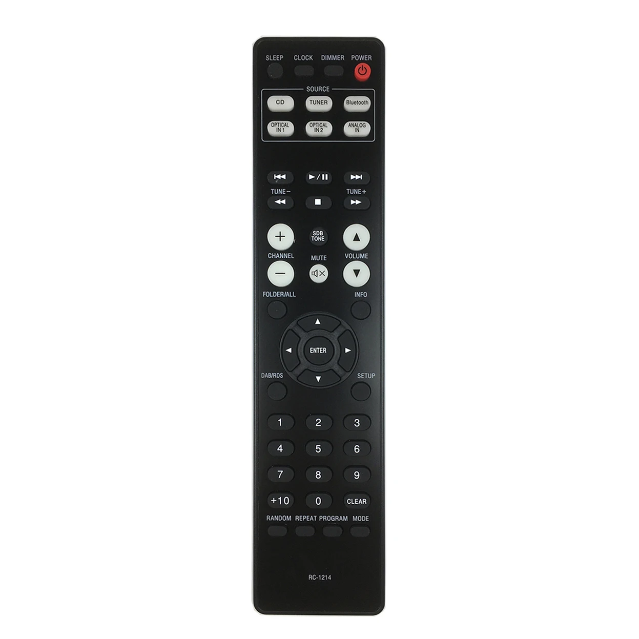 Pilot zdalnego sterowania RC-1162 RC-1204 RC-1214 do odtwarzaczy CD Denon RCD-M39 RCD-M39DAB RCD-M41-SP RCD-M41DAB — zdjęcie produktu 3