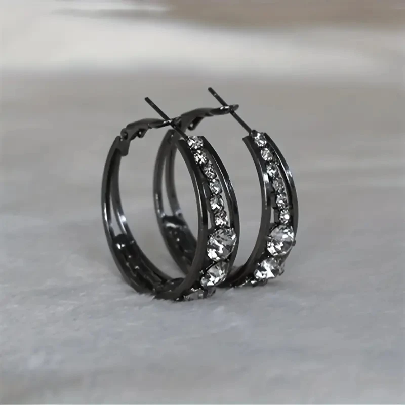 Exquisite and Fashionable Women\'s Zircon Earrings, Women\'s Wedding Banquet Jewelry Earrings
