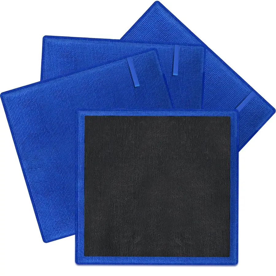 

Набор из 4 салфеток для автодетейлинга из микрофибры тонкого волокна, аналог глиняной пасты для чистки, синий