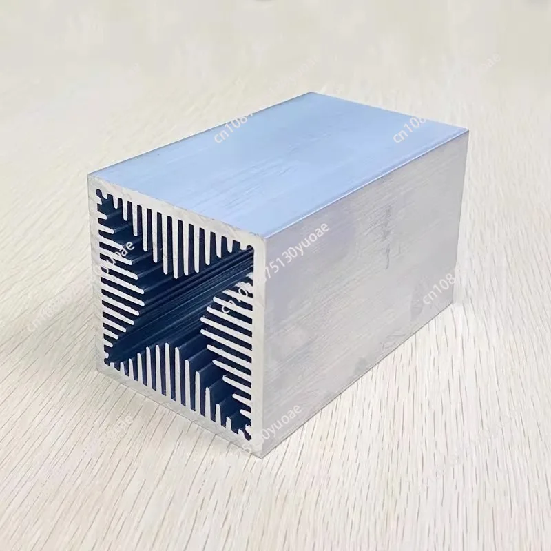60*60*100 High Power Air-Cooled Radiator Wind Tunnel Heat Sink for Electronic Triode