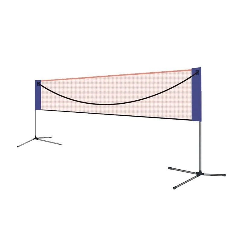 Badminton grid frame standard foldable outdoor bar portable galvanized iron pipe